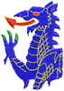 Evil Creature Embroidery Design