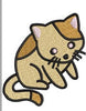 Cat Embroidery Design