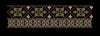 Diamond Lattice Floral Border Embroidery Design