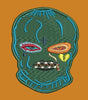 Abstract Stitched Mask Embroidery Design