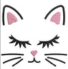 Cat Eyes Embroidery Design
