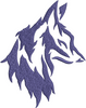 Wolf Embroidery Design