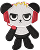 Panda Baby Embroidery Design