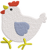 Hen Embroidery Design