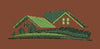 Green House Embroidery Design