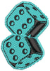 Lucky Dice Embroidery Design