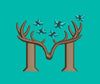 Bee Fly Over Tree Embroidery Design