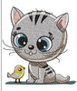 Cat Embroidery Design
