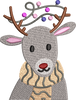 Deer Embroidery Design