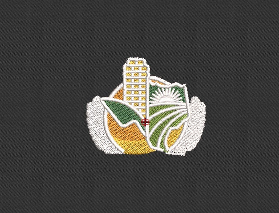 Village Embroidery Design