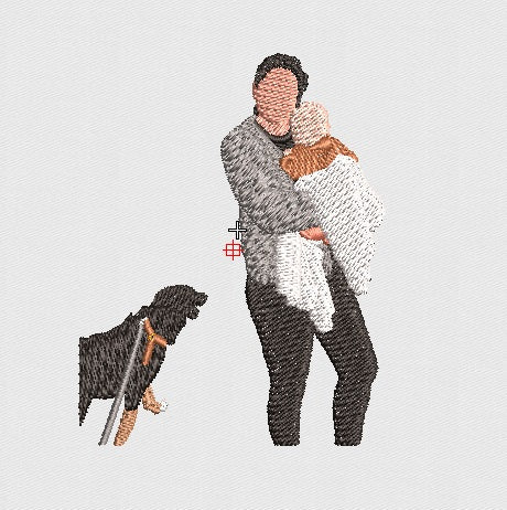 Dog Embroidery Design