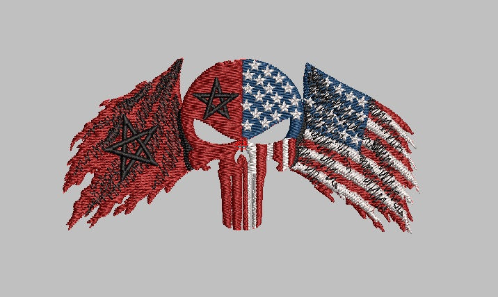 Flag Embroidery Design