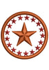 Star Jurat Embroidery Design