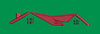 Red Roof Home Embroidery Design