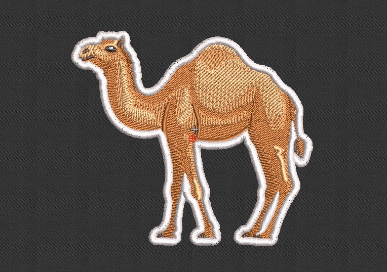 Camel Embroidery Design