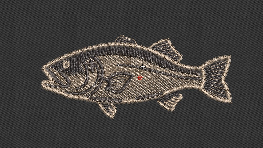 Fish Embroidery Design