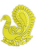 Peacock Embroidery Design