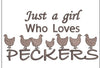 Just A Girl Embroidery Design