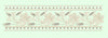 Triangular Geometric Floral Vine Border Embroidery Design