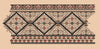 Beaded Diamond Kilim Panel Embroidery Design