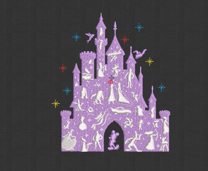 Palace Embroidery Design