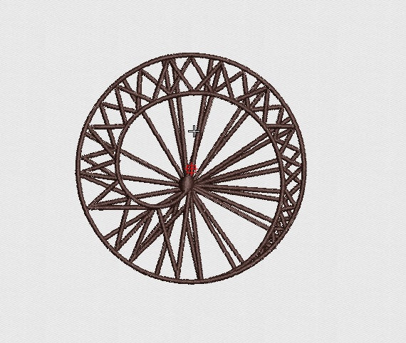 Tyre Embroidery Design