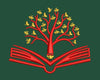 Tree of Knowledge Open Book Motif Embroidery Design
