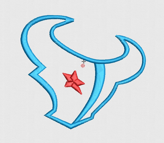Bull Embroidery Design