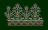 Traditional Mughal Style Floral Border Embroidery Design