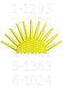 Sun Rise Embroidery Design