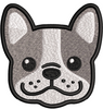 Dog Face Embroidery Design