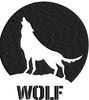 Wolf Embroidery Design