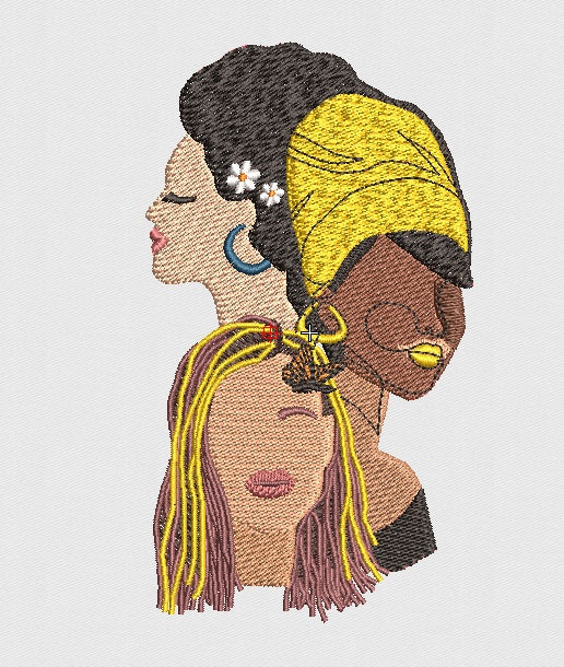 Girl Embroidery Design