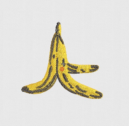 Banana Embroidery Design
