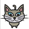Cat Embroidery Design