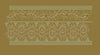 Scrolling Leaf Vine Medallion Panel Embroidery Design