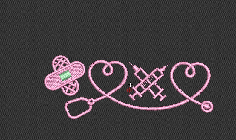 Medic Embroidery Design