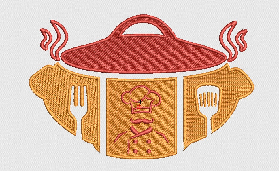 Cursory Embroidery Design