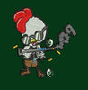 Blaster Chick Green Embroidery Design