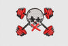 Skull Embroidery Design
