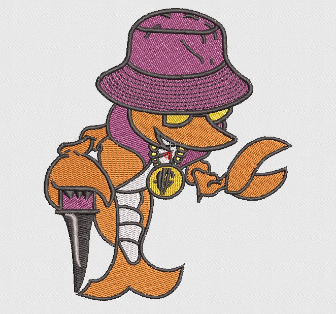Fish Embroidery Design
