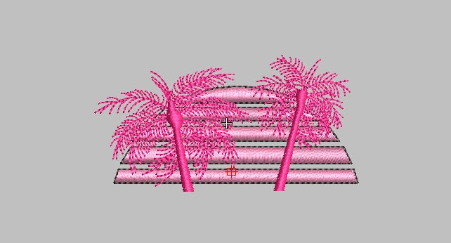 Tree Embroidery Design