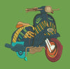 Scooter Embroidery Design