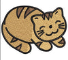 Cat Q Embroidery Design