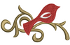 Sparrow Embroidery Design