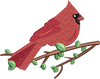 Sparrow Embroidery Design