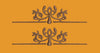 Ornamental Floral Divider Embroidery Design