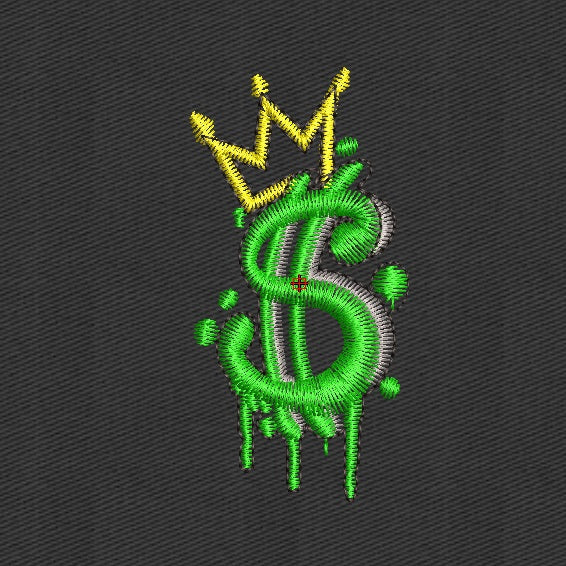 Dollar Embroidery Design