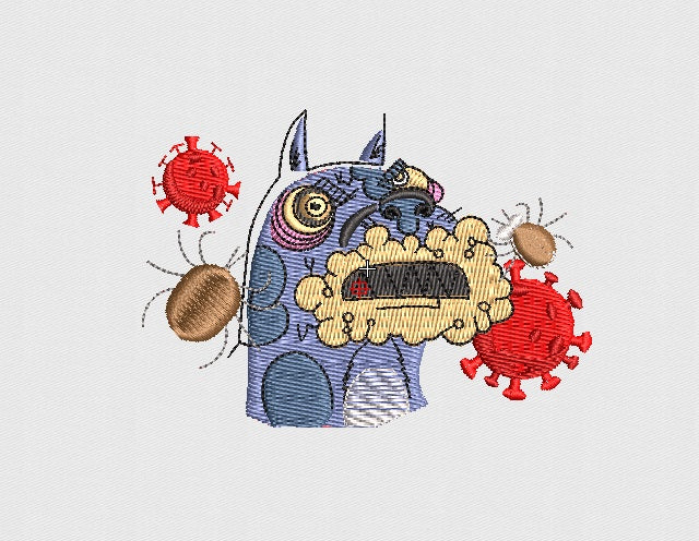 Monster Embroidery Design