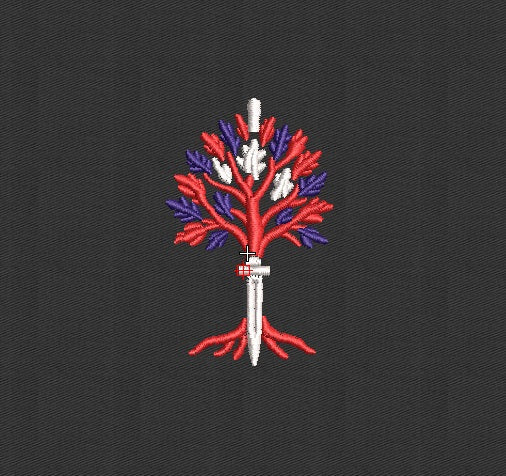 Swords Embroidery Design
